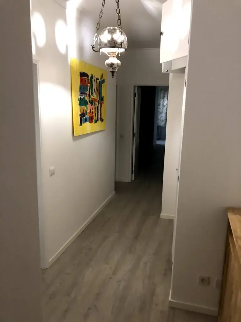 Corredor depois da obra